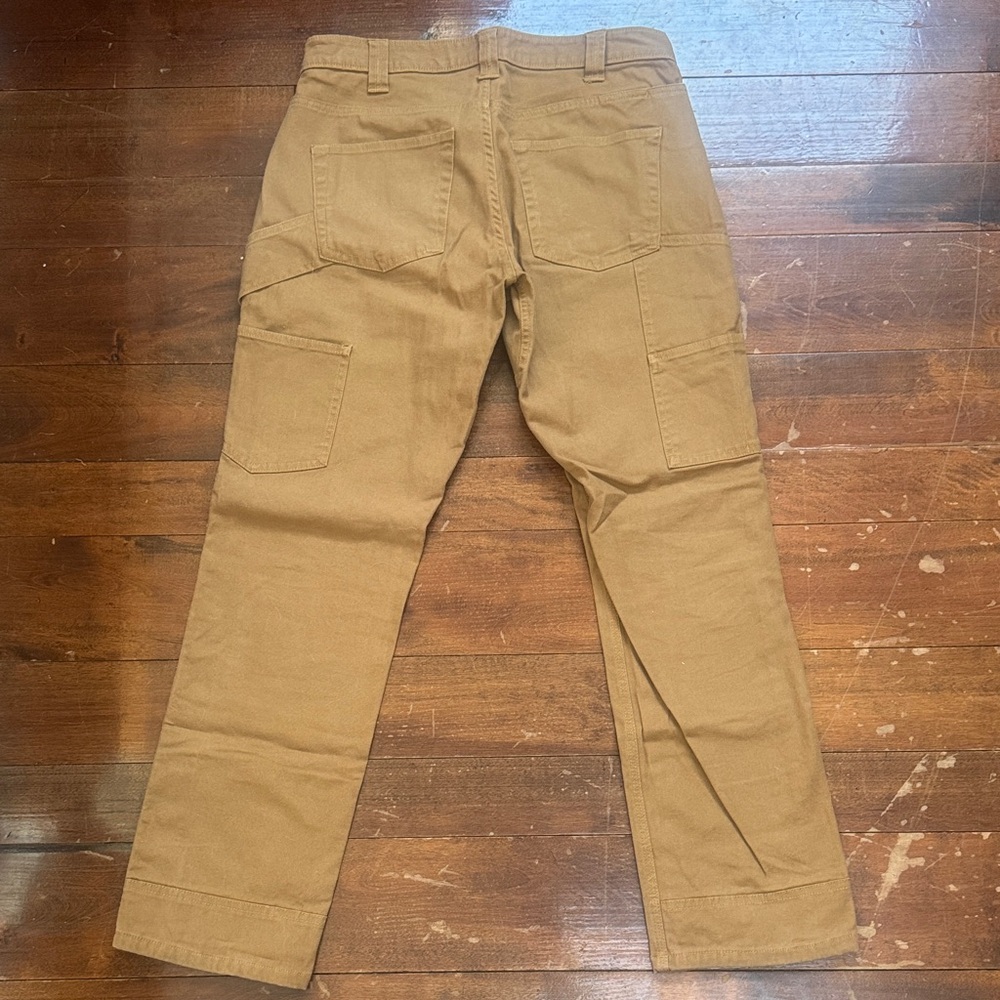 Dovetail Womens Workwear - Anna Maternity Work Pants
Saddle Brown Stretch Canvas - Picture 4 of 4